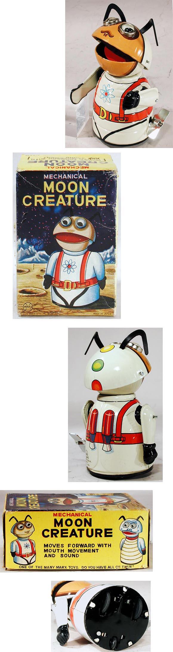 1968 Marx, Mechanical Moon Creature in Original Box